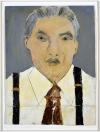     Dmytro Stryjek, Self-portrait, 1980, oil, graphite, varnish on card, 30.4 x 23.1 cm. Collection of the MacKenzie Art Gallery. Photo: Don Hall