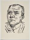 Max Beckmann, Self-Portrait, 1922, woodcut on paper, 52.3 x 41 cm. MacKenzie Art Gallery, University of Regina Collection. Copyright Estate of Max Beckmann / SODRAC (2016). Photo: Don Hall.