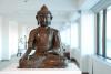 Unidentified, Seated Buddha, 15th Century, bronze, 54.6x43.2x330 cm. MacKenzie Art Gallery, University of Regina Collection. Gift of Mr. Norman MacKenzie.