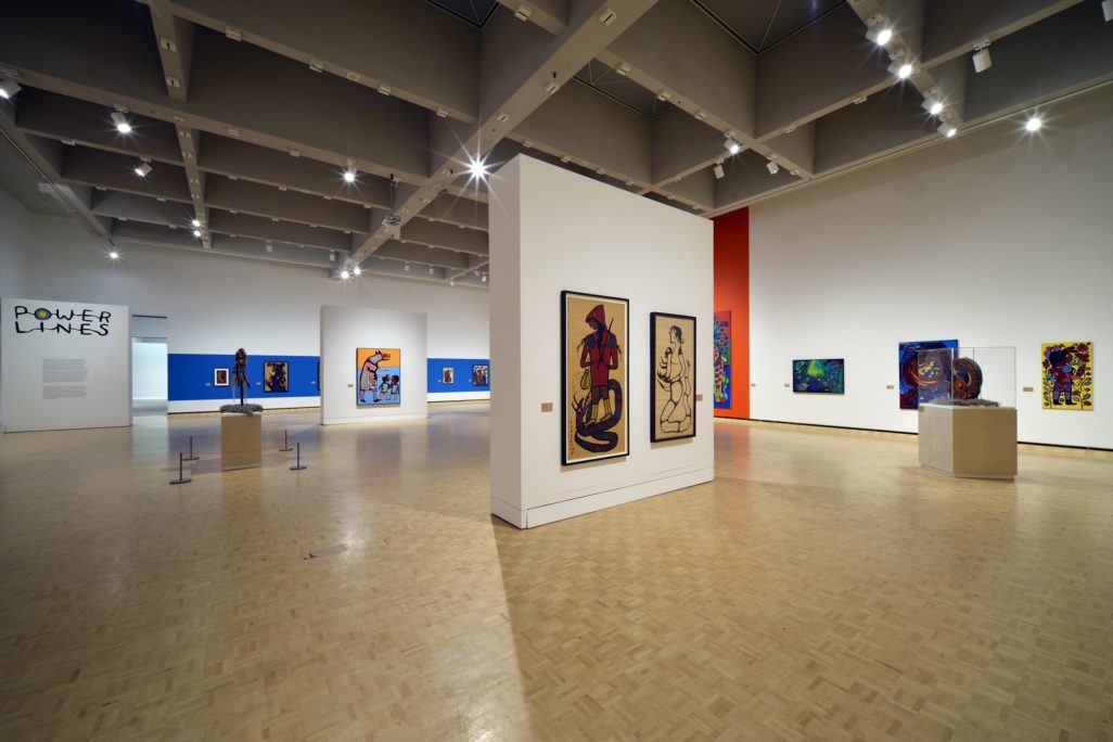 Installation view at the MacKenzie Art Gallery of 2021 exhibition 